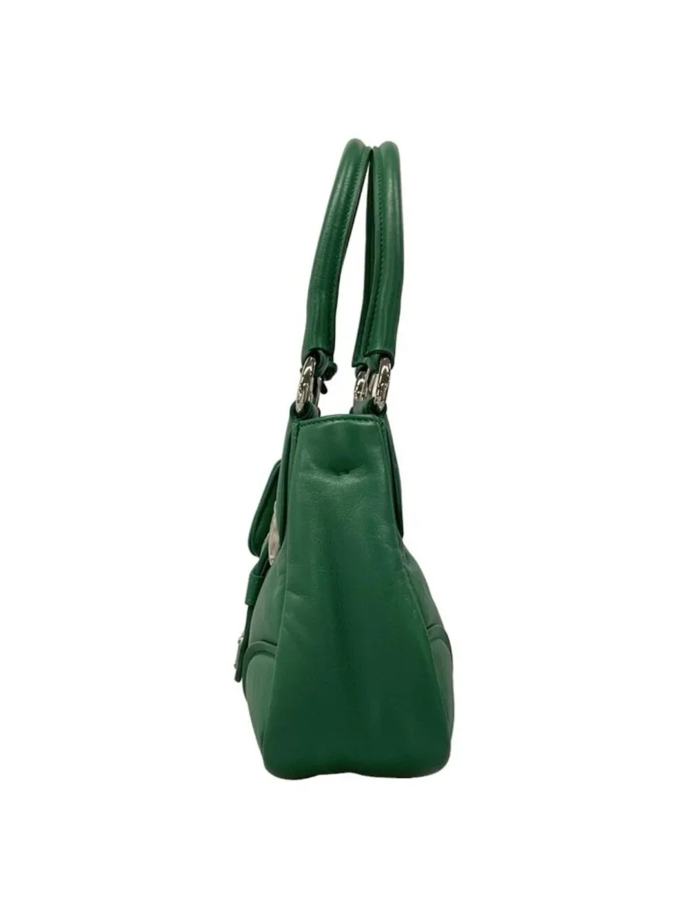 Prada Handbag Green Re Edition Leather - Picture 4 of 15